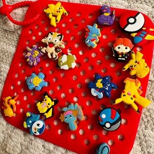 Pokemon Character Croc Charms - jibbitz gibbets